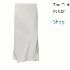New! With tags!! The Tilda Maxi Slip Skirt